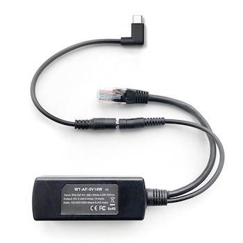 PoE Splitter 40-56V (10W) mit USB-C Kabel