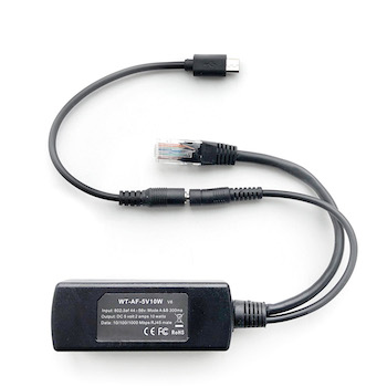 PoE Splitter 40-56V (10W) mit micro USB Kabel