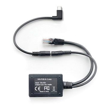 Passiver PoE-Splitter mit USB-C Adapterkabel
